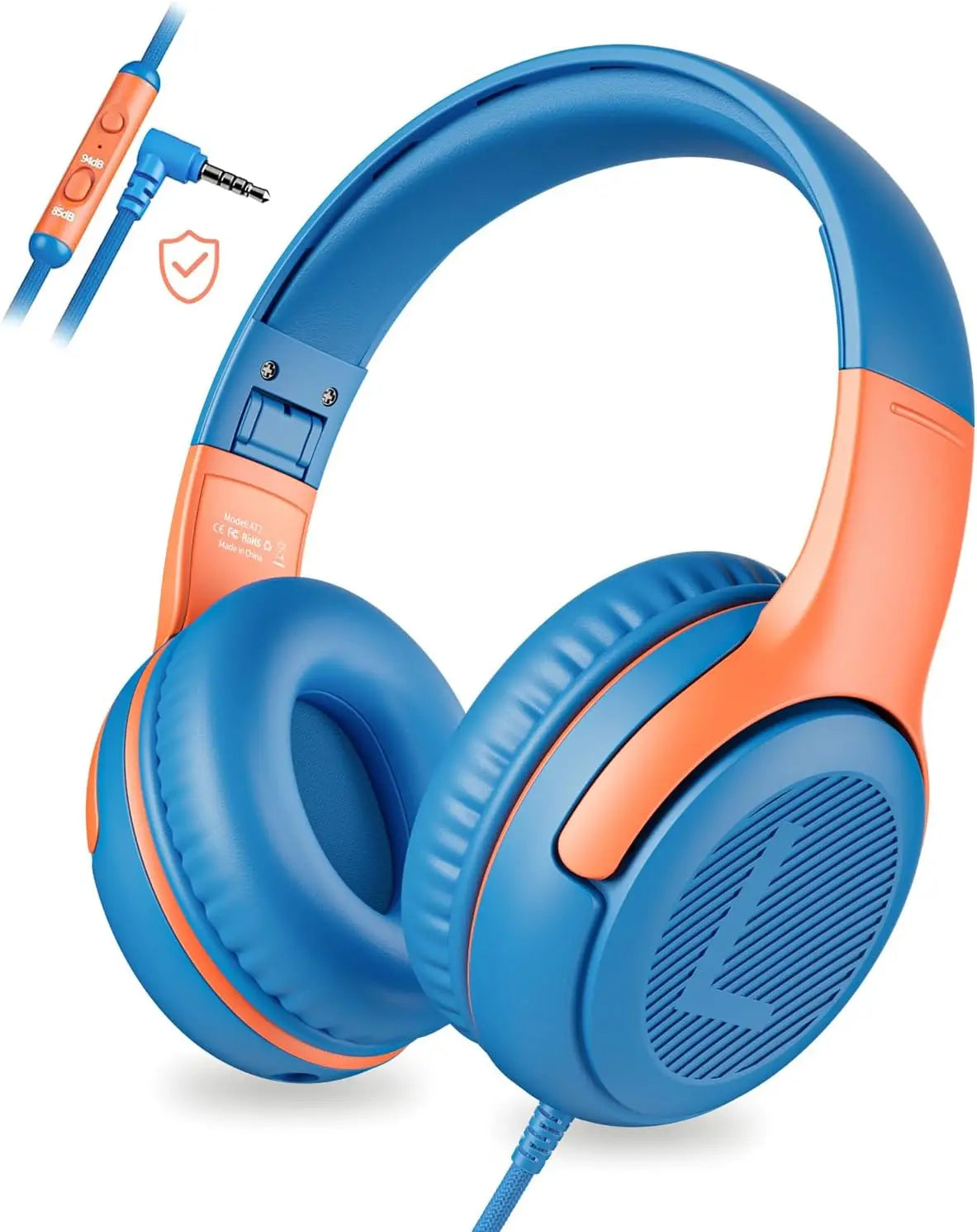 AWATRUE AT2 3.5mm Surround Stereo Gaming Headset – Memory Earmuffs with Mic for PC, Laptop & Kids