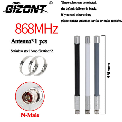 868MHz Fiberglass Omni Antenna – Outdoor Long-Range Antenna for Helium Bobcat Miner, Meshtastic, and LoRaWAN Hotspots
