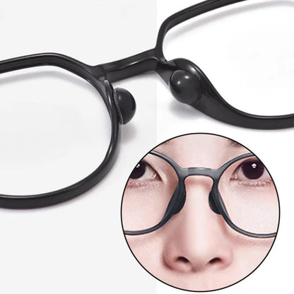 Anti-Slip Silicone Eyeglass Nose Pads – Invisible Self-Adhesive Air Cushion Nose Holders for Glasses Comfort & Fit Support