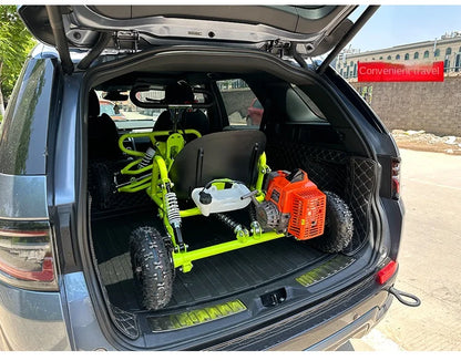 SRJOIN Off-Road Mini Go Kart, Drift-Ready Sports Kart for Adults & Kids, Track-Ready Small Powered Vehicle