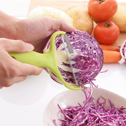 Versatile Kitchen Gadgets: Wide Multifunctional Vegetable Slicer, Cabbage Grater, Potato Peeler, Salad Cutter, and Onion Choppers - Essential Kitchen Accessories and Tools