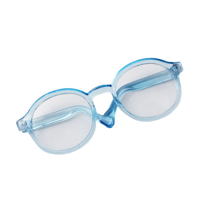 6.5cm Transparent Plastic Glasses for BJD Dolls, Labubu, MSD, SD, EXO - Sunglasses for 1/8, 1/6, 1/3, 1/4 Plush Dolls