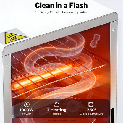 1000W Metal Tool Sterilizer - High-Temperature Dry Heat Cleaning & Sterilizing Cabinet