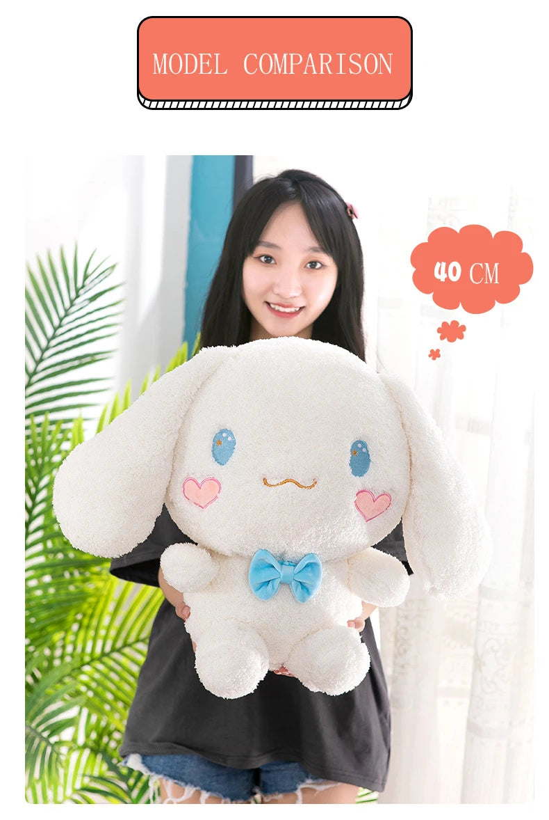 Sanrio Kawaii Cinnamon Roll Plush – Super Soft Large PP Cotton Pillow for Kids, Baby Sleep & Birthday Gift