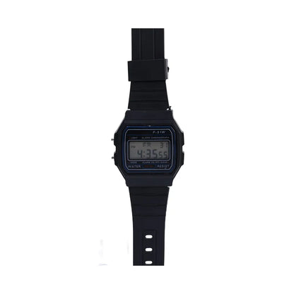 F91W Digital Sports Watch for Men and Women - Waterproof LED Electronic Military-Style Wristwatch