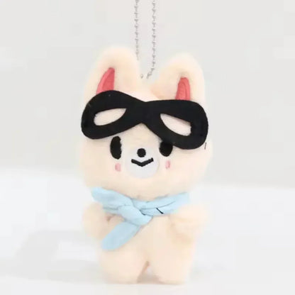 Kpop SKZOO Plush Keychain – Cute Dog Pendant Toy for Kids, Backpack Hanging, Birthday Gift