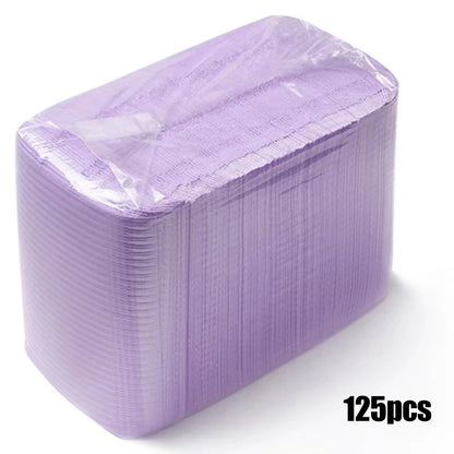 30/50/125PCS Disposable Tattoo & Nail Clean Pads – Waterproof Medical Paper Mats for Eyelash, Grafting & Beauty Tool Accessories