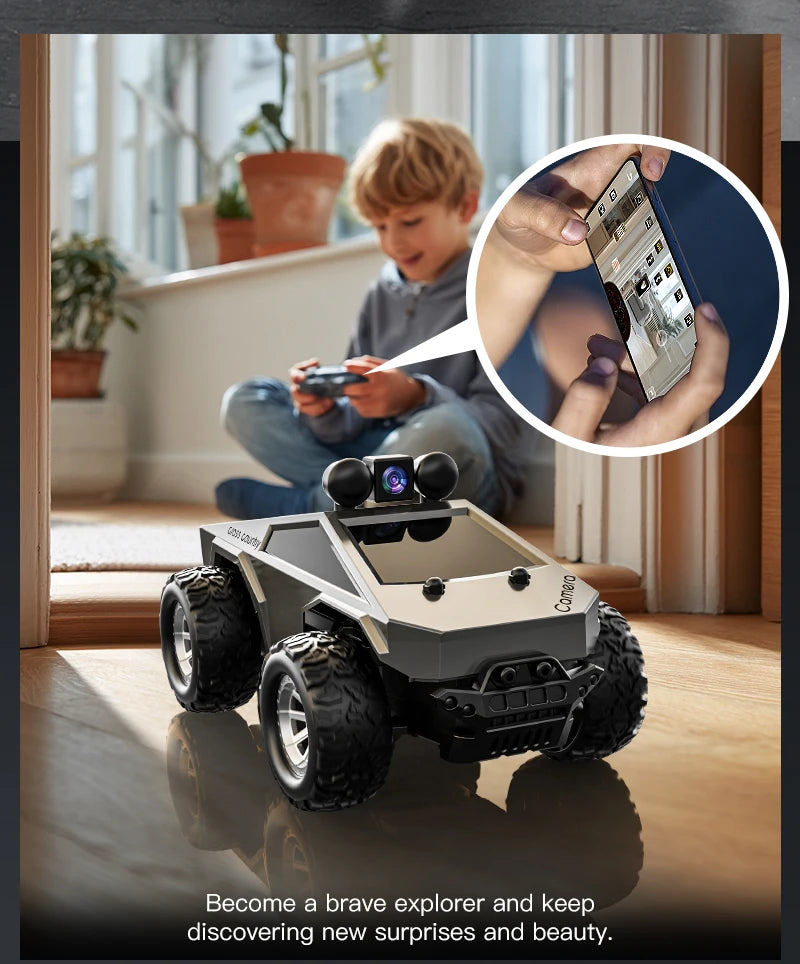 NEW KF29 RC Car with HD Camera – FPV Wireless Remote Control Toy for Photos, Videos & Conversation Gift