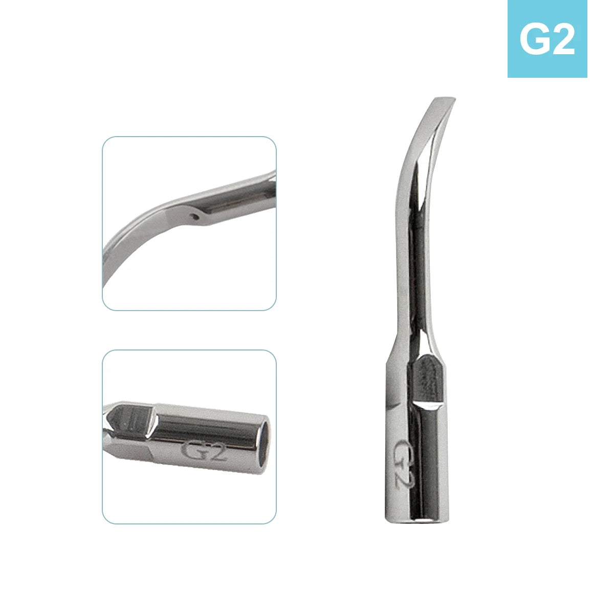 AZDENT 5pcs Dental Scaler Tips – Compatible with EMS, WOODPECKER, SATELEC, DTE, NSK Ultrasonic Scalers