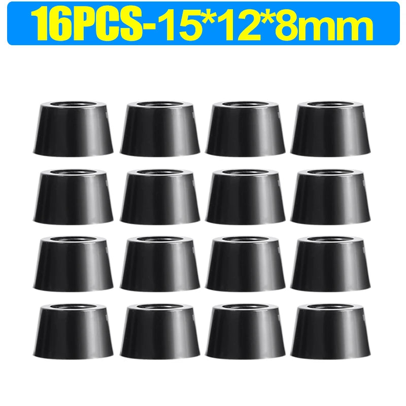8/80pcs Rubber Furniture Pads - Non-Slip Floor Protectors & Chair Leg Bumper Gaskets for Tables and Cutting Boards