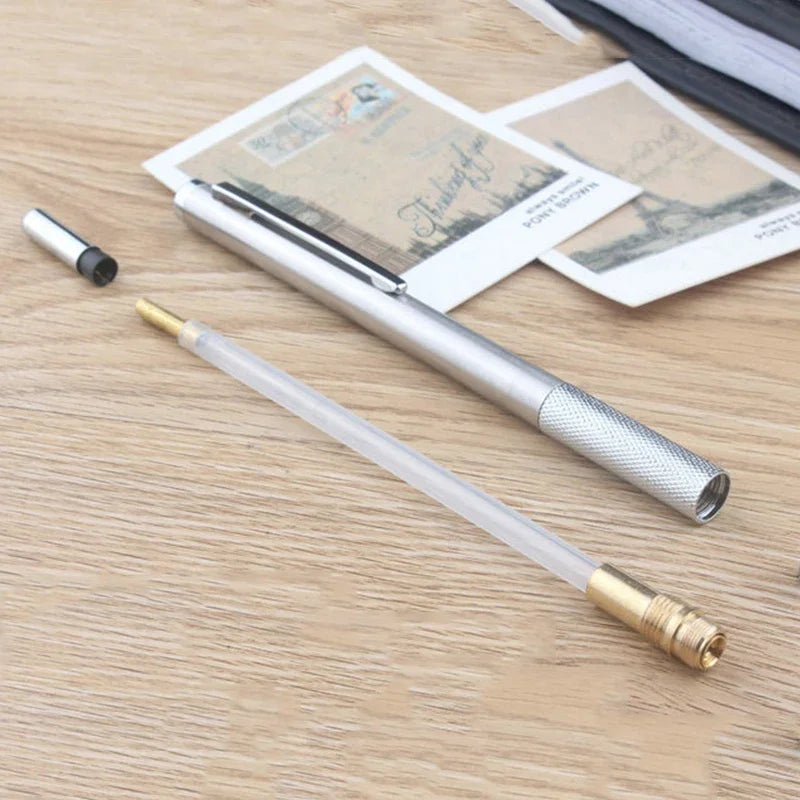 Full Metal Mechanical Pencil Set — 0.3–2.0mm Automatic Pencils for Art, Drawing & School