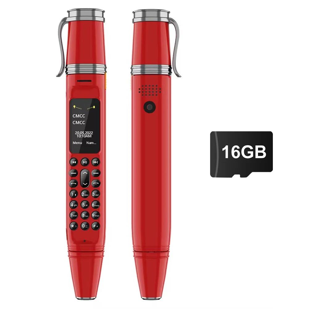 SERVO BM111 3-in-1 Magic Voice Pen Phone – Portable Dual SIM Mobile, Bluetooth Dial Recorder, and Original Telephone Device