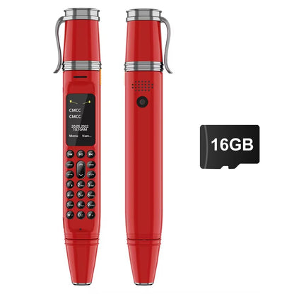 SERVO BM111 3-in-1 Magic Voice Pen Phone – Portable Dual SIM Mobile, Bluetooth Dial Recorder, and Original Telephone Device