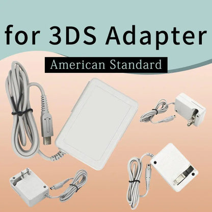 Nintendo 3DS & 2DS AC Charger Adapter - US/EU Plug Power Supply for 3DS XL, New 3DS XL, 2DS XL, DSi & NDSi