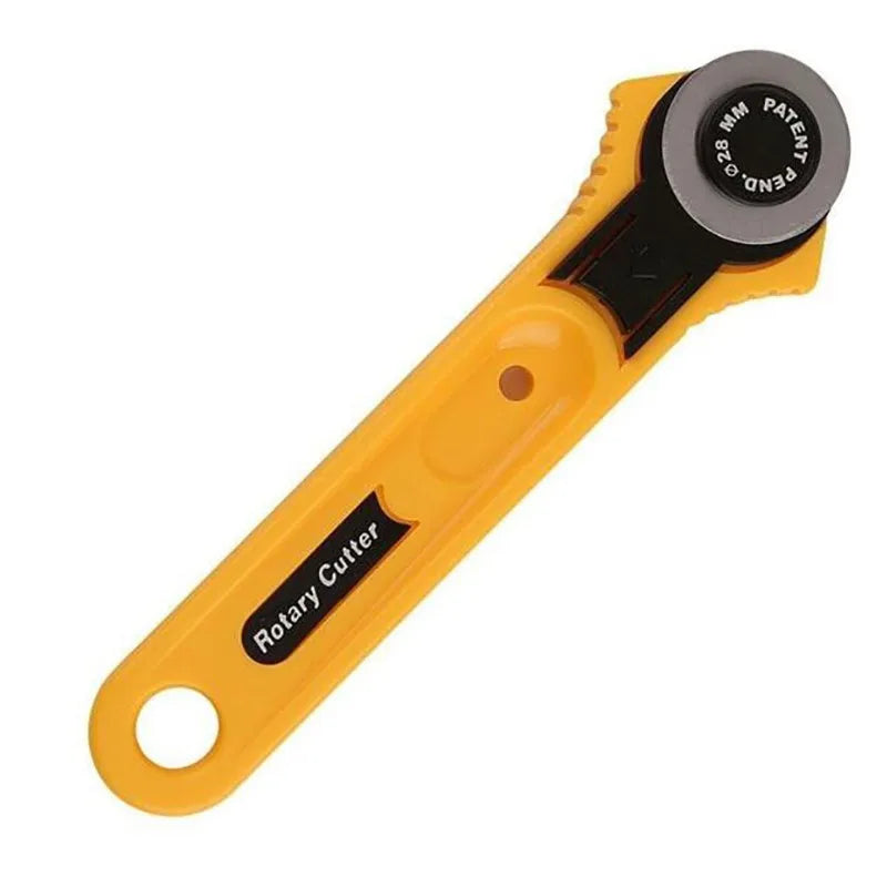 28mm Rotary Fabric Cutter - Patchwork Roller Wheel for Leather, Cloth & Craft Cutting