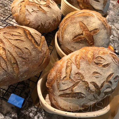 Handmade Natural Rattan Bread Proofing Basket — Wicker Dough Fermentation Banneton for Sourdough Baking
