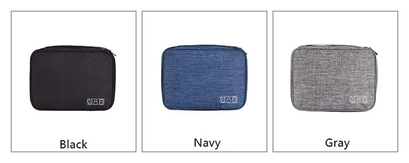 Waterproof Travel Cable Organizer Bag – Portable Digital Storage Pouch for Electronic Accessories