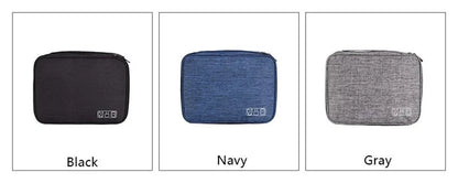 Waterproof Travel Cable Organizer Bag – Portable Digital Storage Pouch for Electronic Accessories