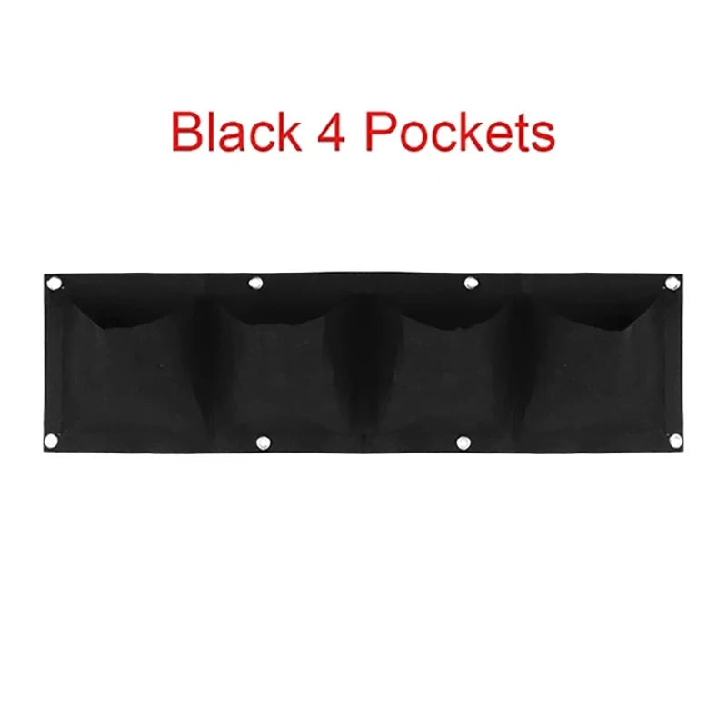 Wall Hanging Planting Bag – Multi-Pocket Vertical Garden Planter for Vegetables, Flowers, and Bonsai