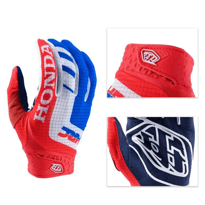 Honda Off-Road Motorcycle Gloves – Full Finger, Wear-Resistant, Breathable Outdoor Sports Gloves for Motorcycle & Bicycle Riding
