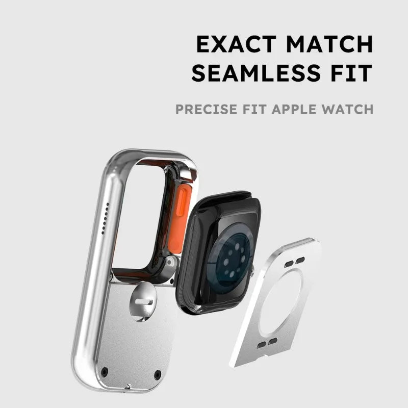 3D Aluminum Alloy Retro iPod Style Protective Case – Apple Watch Series 7/8/9/10 Function Expansion