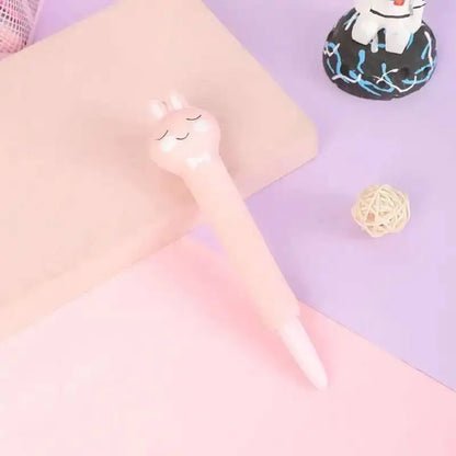 Lytwtw’s Cute Kawaii Soft Gel Pen – Creative Cartoon Stress Relief Pen for School and Office Supplies