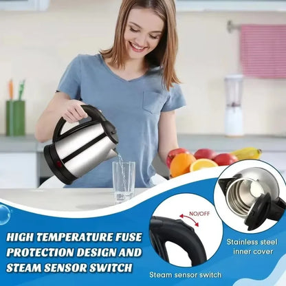 Stainless Steel Smart Electric Kettle | 1500W Whistle Kettle for Tea & Coffee