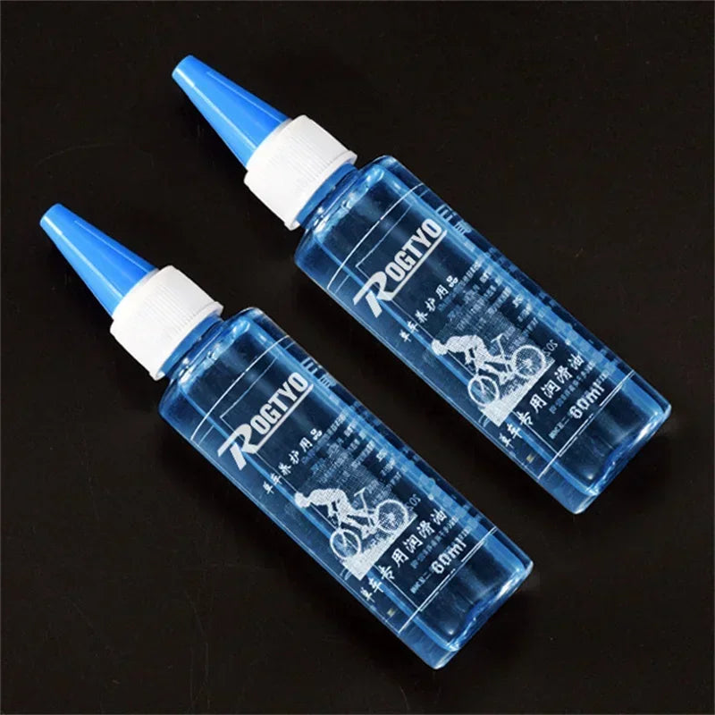 60ML Bicycle Chain Lubricant - Dry Lube Waxy Maintenance Oil for Long-Lasting Bike Chain Care, MTB & Road Bike Accessory