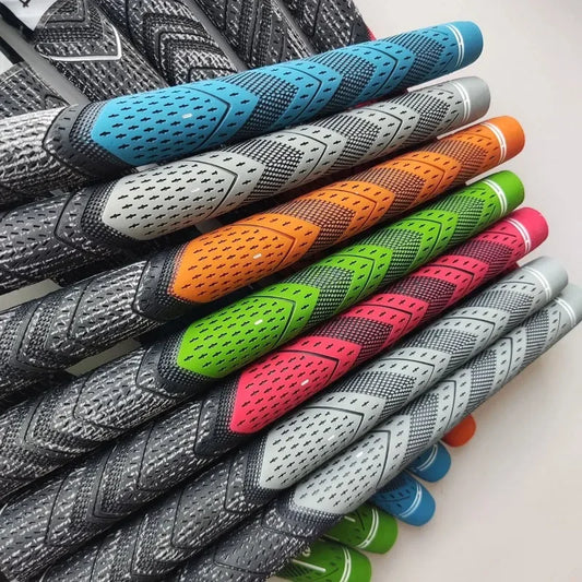 MCC PLUS 4 Men's Golf Grip — Rubber Cotton Yarn Club Grips for Iron & Wood, Standard/Midsize Universal Fit