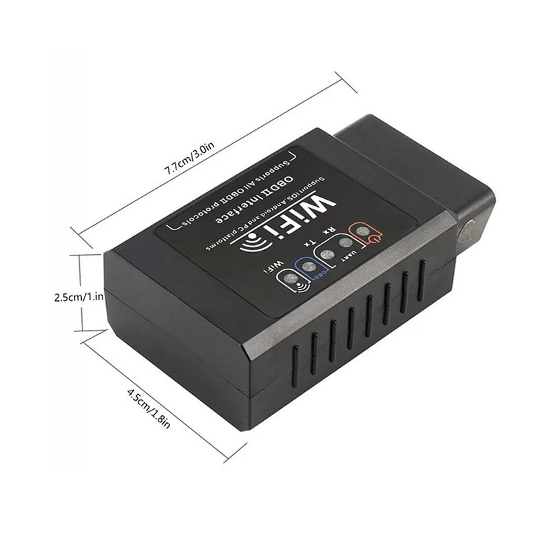 OBD2 WiFi ELM327 V1.5 Scanner - Car Code Reader Diagnostic Tool for iPhone iOS & Android