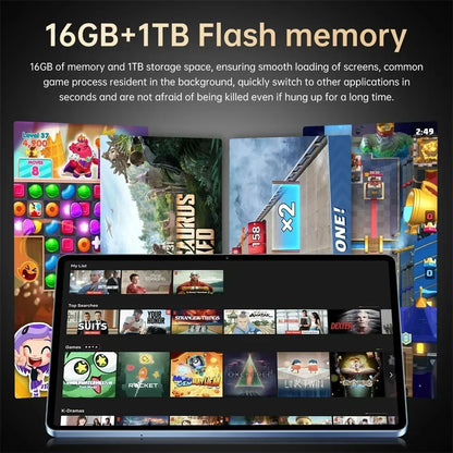 2026 Pad 25 Pro 10.1" Android Tablet – 22GB+2TB, 4G/5G Dual SIM, 10000mAh Kids & Global Version