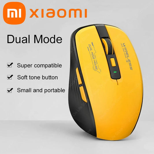Xiaomi M303L Wireless Bluetooth Mouse – 2.4G Dual Mode 1600 DPI Silent Portable Mouse for PC, Tablet, Notebook, Android & iOS