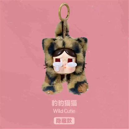 Genuine Crybaby Wild But Cutie Leopard Cat Blind Box — Vinyl Plush Pendant for Kids