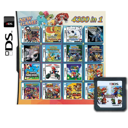 4300-in-1 Compilation DS/NDS/3DS/NDSL Game Cartridge – R4 Video Game Handheld Player