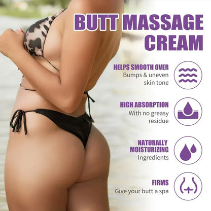 Women’s Buttock Firming Cream - Moisturizing Hip & Body Care for a Smoother, Firmer-Looking Appearance