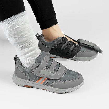 Men’s Adjustable Wide Diabetic Shoes – Orthopedic Walking Shoes for Swollen Feet, Bunion & Hallux Valgus Pain Relief for Elderly Comfort