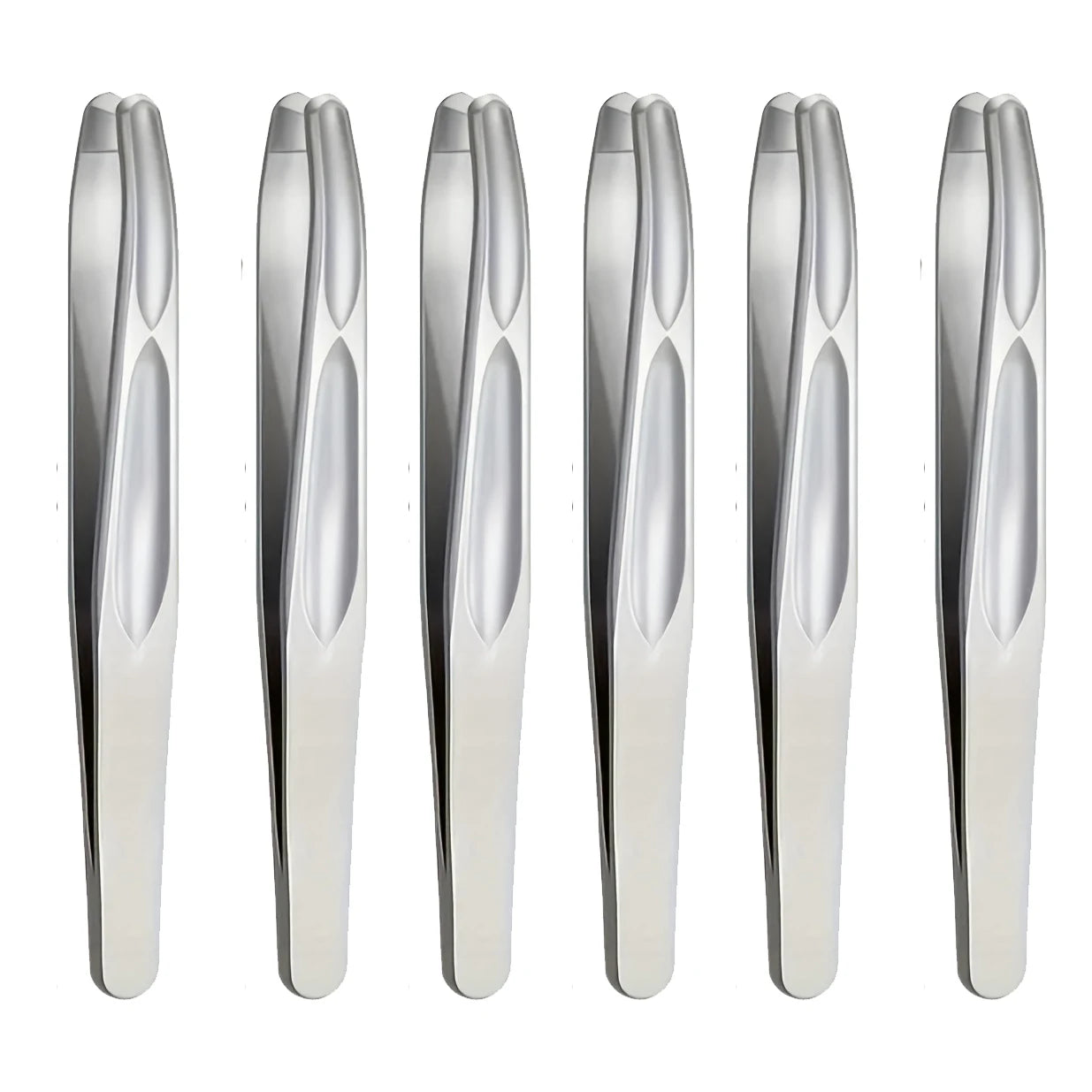 Premium Round Head Tweezers - Precision Eyebrow, Facial Hair & Beard Removal Tool