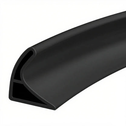 1/3M Silicone Shower Water Barrier - Self-Adhesive Folding Edge Strip for Bathroom Wet-Dry Separation