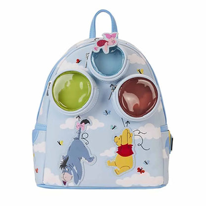 The Aristocats Marie Mini Backpack – Floral Print Schoolbag with Villains Scene, Maleficent & Sleeping Beauty Design for Kids