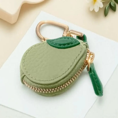 Mini Cherry & Strawberry Coin Purse – Cute PU Leather Keychain Bag for Earphones and Small Storage, Korean Style