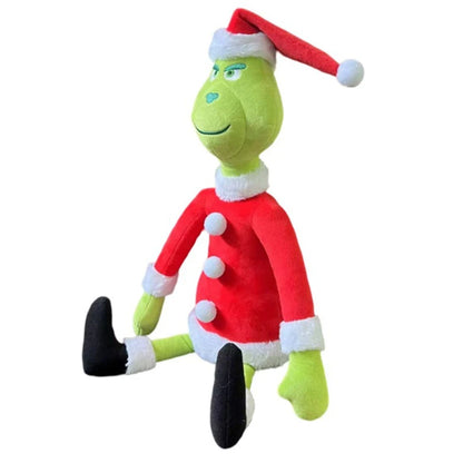 Green Shaggy Anime Figure – Green-Haired Monster Plush Doll, Christmas Decoration & Birthday Gift for Kids
