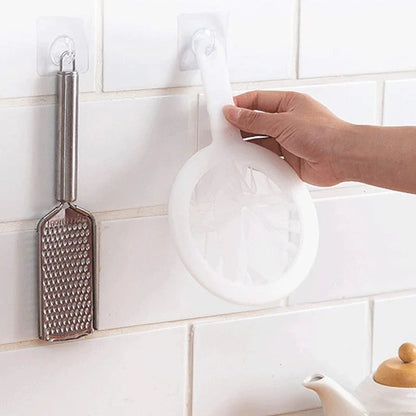 100/200/400 Mesh Washable Nylon Ultra Fine Filter Mesh Strainer Spoon Sieve for Soy Milk, Juice, Coffee, Tea, and More - Kitchen Colander