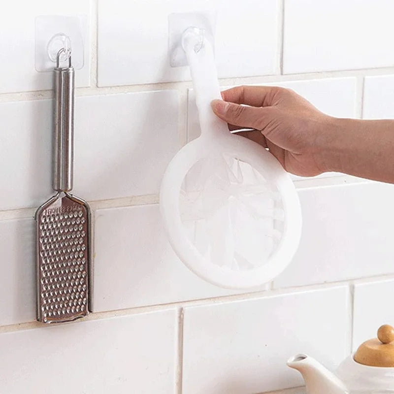 Ultra Fine Mesh Strainer Spoon – 100/200/400 Mesh Washable Nylon Filter Sieve for Soy Milk, Juice, Coffee & Tea Kitchen Colander Tool