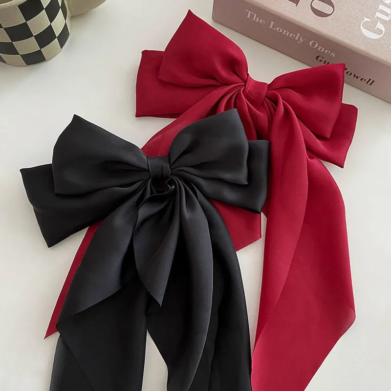 Elevate Your Hairstyle with Fashion Hair Grips - Trendy Bow Hair Clip for Women and Girls, Fabric Ribbon Bow for Stylish Ladies' Hair Accessories