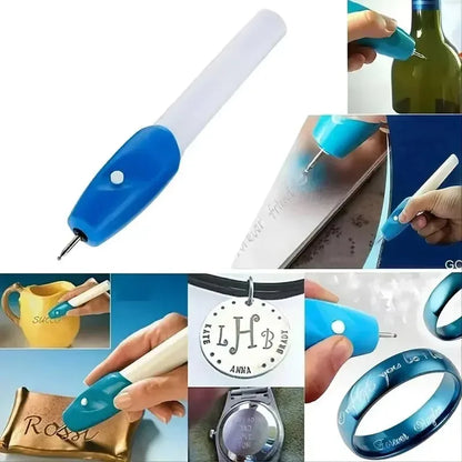 Mini Wireless Electric Engraving Pen - Precision DIY Craft & Name Engraving Tool