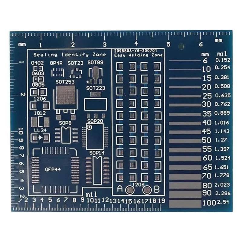 SMD/SMT Soldering Practice Board - DIY Electronic Project Kit for LED, Transistor & Component Training