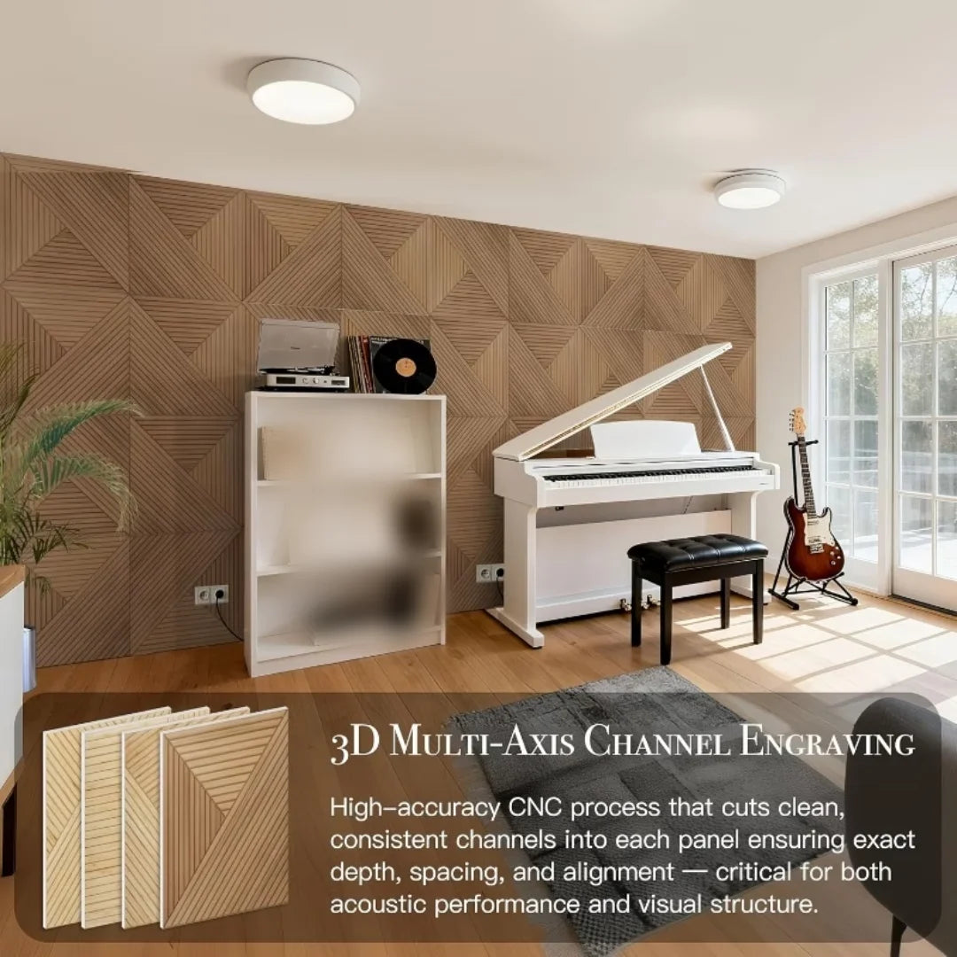 2D PVC Wall Panels - Decorative Peel-and-Stick Wall Stickers for Stylish Home Interior Accent Walls
