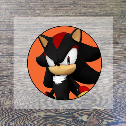 Sonic Cartoon Iron-On Patches – DIY Heat Transfer Anime Stickers for Clothing & Custom T-Shirts