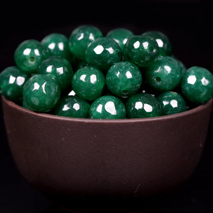 Natural Gemstone Spacer Beads - Tiger Eye, Amazonite, Lava, Turquoise & Agate Loose Beads for DIY Jewelry Bracelets