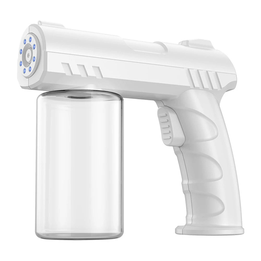 280ML Barber Nano Blue Light Sprayer — Wireless USB Electric Aftershave Steam Spray & Disinfection Gun Atomizer